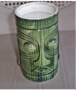 Vintage Tiki Mug Westwood Japan Green Ceramic R65-C1303 - £15.98 GBP