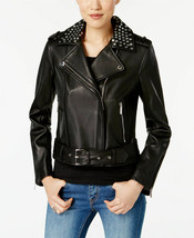 Women&#39;s Leather Jacket Black Slim Fit Biker Motorcycle Lambskin XS M L X... - £55.18 GBP+