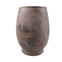 Mayan Pre-Columbian Pottery Carved Cylindrical Vessel - £1,388.40 GBP