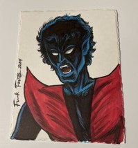 Nightcrawler X-men Marvel Comics By Frank Forte Original Art Marker Draw... - £22.03 GBP