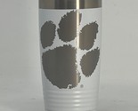 Clemson BIG PAW White 20oz Double Wall Insulated Stainless Steel Tumbler... - £19.74 GBP