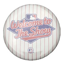 MLB Welcome to The Show Vintage Pinstripe Major League Pin Button Pinback - £9.42 GBP
