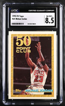 Michael Jordan 1993-94 Topps Card #64- CGC Graded 8.5 NM-MT+ (Chicago Bulls/HOF/ - £23.66 GBP