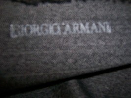 1.5yds Giorgio Armani Elegant Grey Pin Stripes Italian Pure Wool Suit Fabric - £56.56 GBP