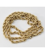 Tiffany &amp; Co. 14K Gold 6 mm Twisted Rope Chain Necklace 30&quot; Men&#39;s Women&#39;... - $3,295.00