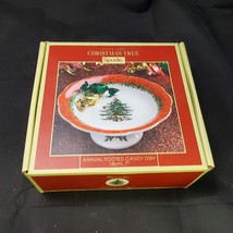 NEW-Spode CHRISTMAS TREE Annual Footed Candy Dish NIB - £19.69 GBP