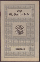 St. George Hotel, Bermuda - Illustrated Travel Booklet 8 pp., circa Pre-... - £13.98 GBP