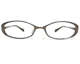Oliver Peoples Eyeglasses Frames OV1084T 5049 Carel Shiny Brown Oval 50-17-135 - $74.67