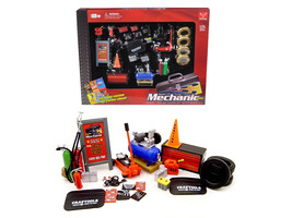 Mechanic Garage Accessories Set for 1/24 Scale Models by Phoenix Toys - £31.70 GBP