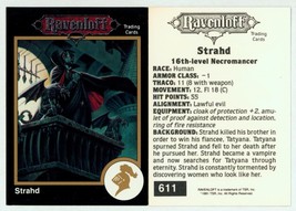 R2 Rare 1991 TSR AD&amp;D Gold Card #611 Ravenloft Clyde Caldwell Art Vampire Strahd - £21.70 GBP