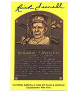 Rick Ferrell signed Hall of Fame Plaque Card- JSA #RR76633 (3.5x5.5) (Ca... - £21.20 GBP