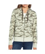 Eddie Bauer Fleece  Full Zip Jacket Grey Camo Women&#39;s Sz M NWT - $21.29