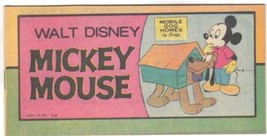 Walt Disney Mickey Mouse Mini Comic #1 Gold Key 1976 VFN/NEAR Mint New Unread - £3.98 GBP