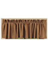 Rustic Window Valance - Mocha - $30.08 CAD