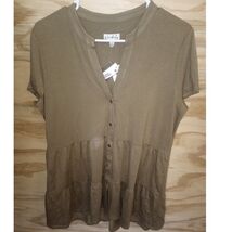 Women's NWT Sagebrush Tiered Top Large - $9.45