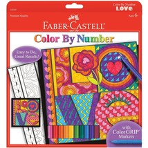 Faber-Castell - Color By Number Love Art Kit - Premium Kids Crafts - $21.99