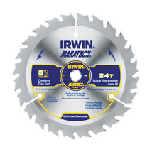 Irwin Marathon 5-1/2 in. D X 10 mm Carbide Circular Saw Blade 24 teeth - $18.95