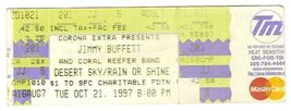 1997 JIMMY BUFFETT full Concert ticket 10/21/97 - $79.15