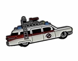Ghostbusters Ecto-1 Metal Enamel Lapel Pin - New Cadillac Ambulance Movi... - $6.50