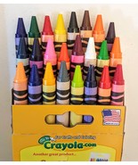 NEW Crayola Crayons 24 Piece Box Assorted Colors 2006 Non Toxic Art Supp... - £6.19 GBP