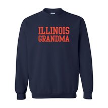 UGP Campus Apparel AW1360 - Michigan Wolverines Basic Block Grandma Crewneck Swe - £34.39 GBP