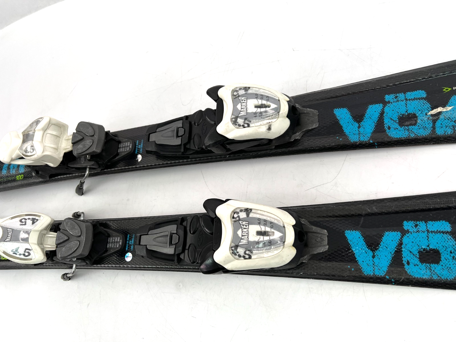 Volkl RTM JR 100 CM Junior Kid's Skis with Marker 4.5 Bindings 86/66/102 6.3 Item image 3