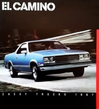 1987 Chevrolet EL CAMINO sales brochure catalog 87 Chevy SS - $8.00