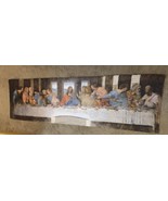 Lucid Lab Last Supper Fabric Table Runner  16 x 60 In Made in Turkey Bra... - £11.25 GBP