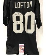 James Lofton Signed Autographed Oakland Raiders Black Football Jersey - ... - $99.99