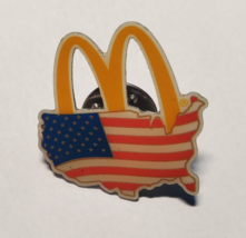 Vintage McDonald&#39;s 2011 Flag Golden Arches RARE Pin - $4.99