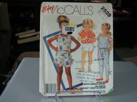 McCall&#39;s 2528 Girl&#39;s Top, Pants &amp; Shorts Pattern - Size 4 &amp; 5 - $14.67
