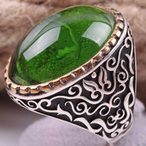 Mens Stylish Synthetic Jewelry Ring with Carved Details - £42.94 GBP