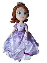 Disney Plush Doll Sophia The First Character Purple 22 Inch Plush Kids Toy - $16.52
