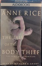 &quot;The Tale Of The Body Thief&quot; By Anne Rice Cassette Audiobook New - £10.15 GBP