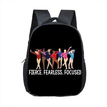 Gymnastics Art Print Backpack Children School Bags for Girls Bookbag Kids Kinder - £22.19 GBP