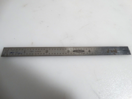 Vintage 6” Dunlap Stainless Steel Machinist No. 3968 Pocket Ruler - £7.78 GBP