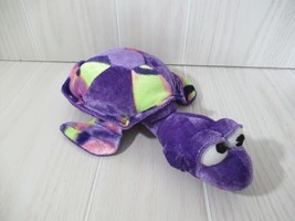 B.J. Toy purple green pink plush sea turtle tie dye look crane prize typ... - £6.37 GBP