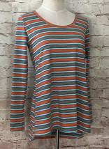 LuLaRoe LYNNAE Multicolor Stripe Long Sleeve Shirt Top Stretch Size XS NEW - £21.97 GBP