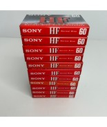 Lot of 11 Sony HF 60 Normal Bias Cassette Tapes - New Sealed - $33.13