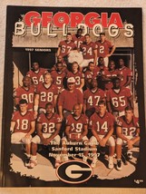 Georgia vs Auburn Official Game Program 11.15.97 Athens - £15.11 GBP