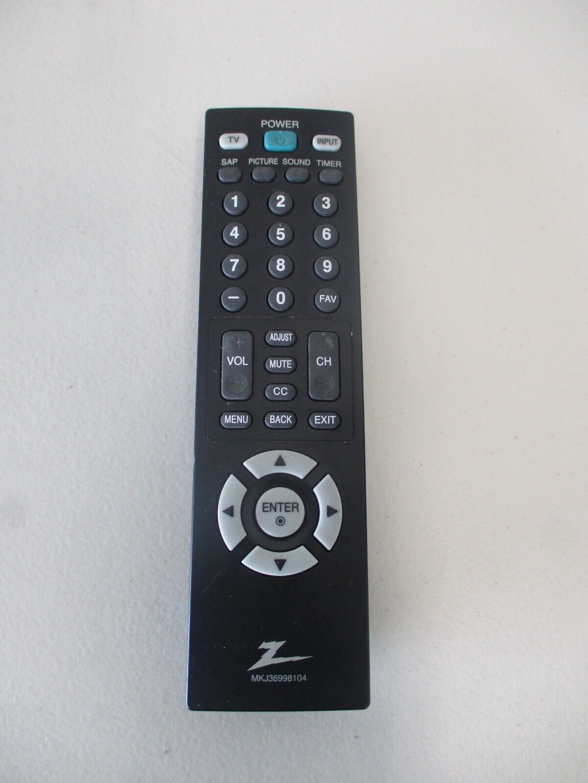 Zenith LG MKJ36998104 Remote for Z19LCD3 Z22LCD3 19LCD3 22LCD3 - $9.46
