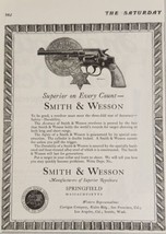 1925 Print Ad Smith &amp; Wesson Revolvers Superior in Every Count Springfield,MA - $16.18