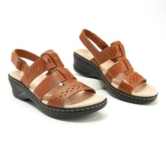 New Clarks Women&#39;s Lexi Qwin Leather Sandals Variety Color &amp; Sizes - £62.63 GBP