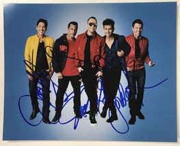 New Kids on the Block Band Signed Autographed Glossy 8x10 Photo - £158.00 GBP