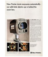 Cloche &amp; Howell Super 8 Caméra Vidéo Revue Annonce Imprimé Design Publicité - £20.05 GBP