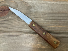 Tramontina Paring Knife 3&quot; Inox Stainless Blade Wood Handle Excellent - $16.78