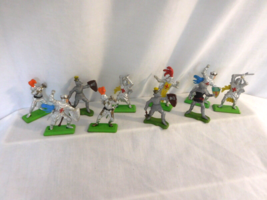  Britains Deetail Silver Knights of the Sword Vintage 1971 lot of 10 - £34.88 GBP