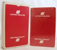 United Airlines Playing Cards Sealed Vintage Deck Red Advertising - £4.42 GBP