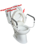 InnoEdge Medical Hinged Raised Toilet Seat (Elongated Size) with Safety ... - £65.76 GBP