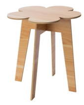 Daisy Side Table Wood New - $198.74 MXN